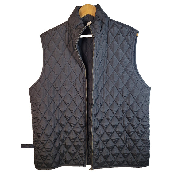 Banana Republic XL 100% Wool Sweater Jacket Removable Insulated Vest Gray #54023 - Picture 10 of 16